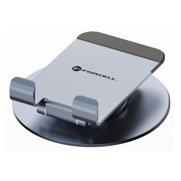 2536cfc1a3086824ce11988b60cba637 Desk holder for phone / tablet foldable Forcell F-Grip Fold Stand 3 360 gray