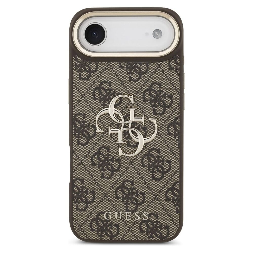 258215c1180d3b1cece60a09fbd45610 GUESS case for IPHONE 17 Air GUHCP17M4GMGCBR (PU W/ Big 4G Classic Logo) gold brown
