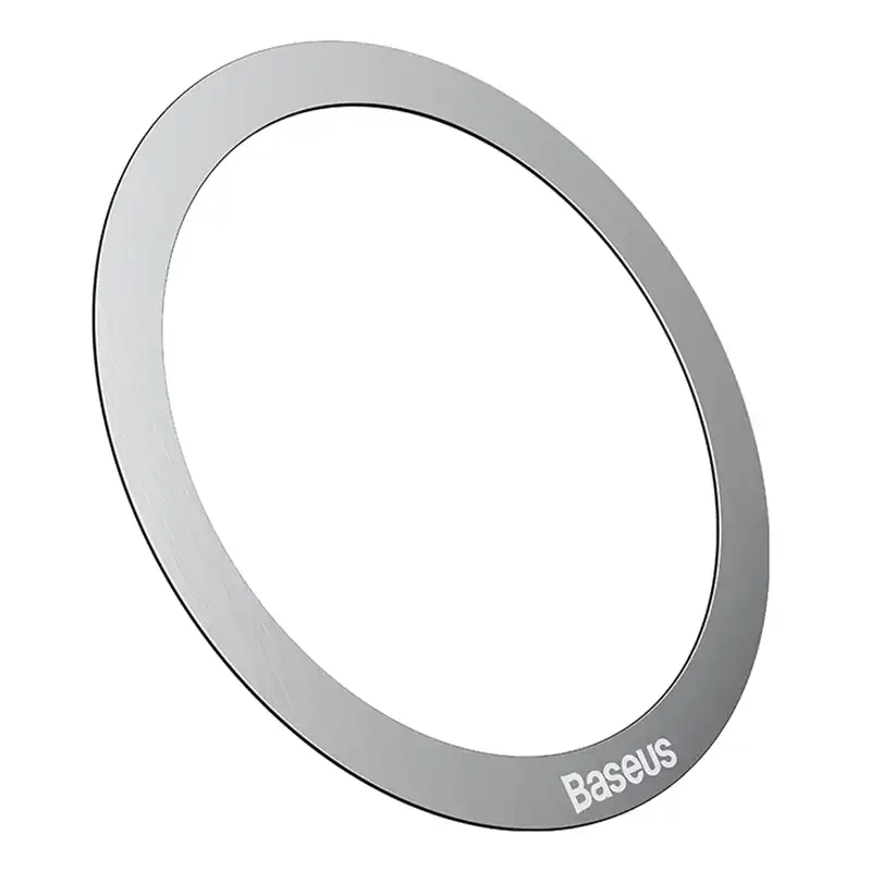 Pierścień magnetyczny Baseus Halo do telefonu, MagSafe, srebrny (2szt.)