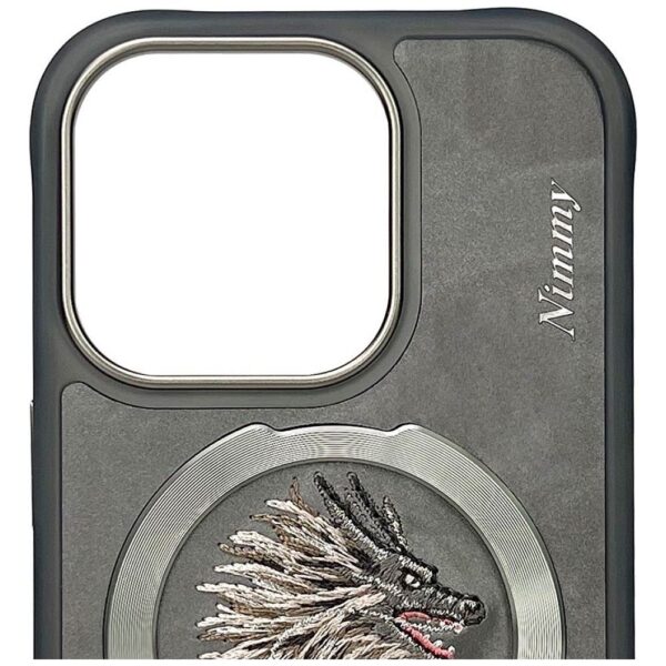 NIMMY case DRAGON compatible with MagSafe for IPHONE 16 Pro gray