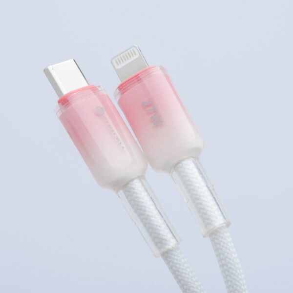 FORCELL F-ENERGY C356 cable Type C to Lightning PD 3A 27W Gradient 1 m white