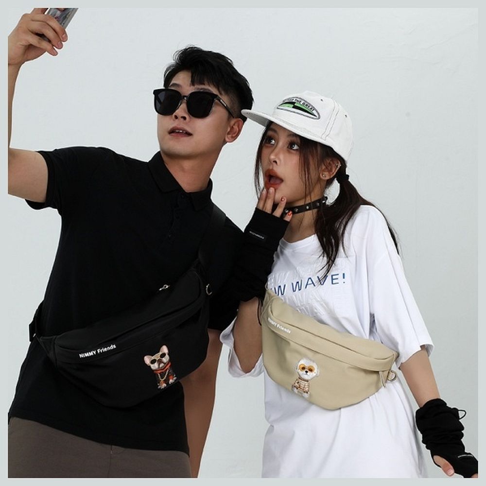 NIMMY crossbody GLASSES COOL DOG black
