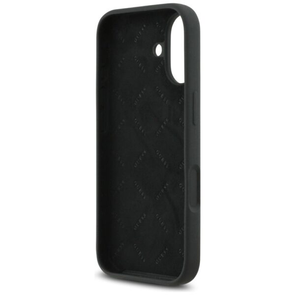 GUESS case for IPHONE 17 GUHCP17SSC4GSMK (Silicone W/ Big 4G Script) black