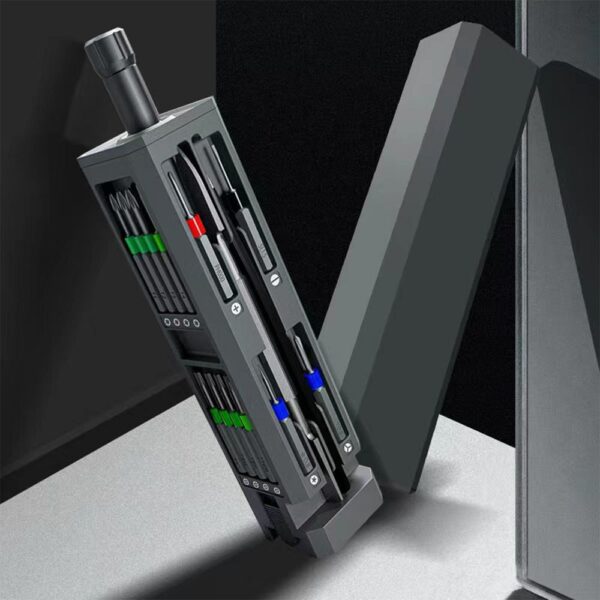 2ca938d7e1693785f360d742eb329fee Set of service screwdrivers, 30-in-1 aluminum bits