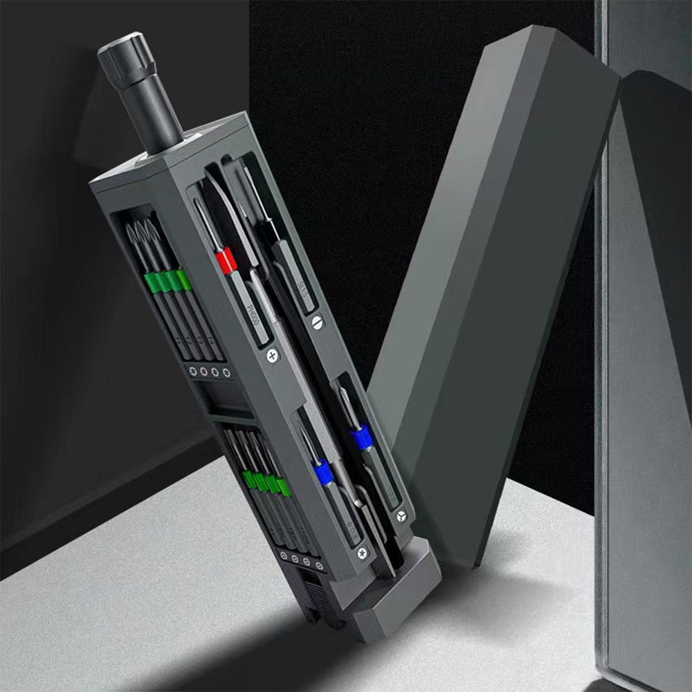 2ca938d7e1693785f360d742eb329fee Set of service screwdrivers, 30-in-1 aluminum bits