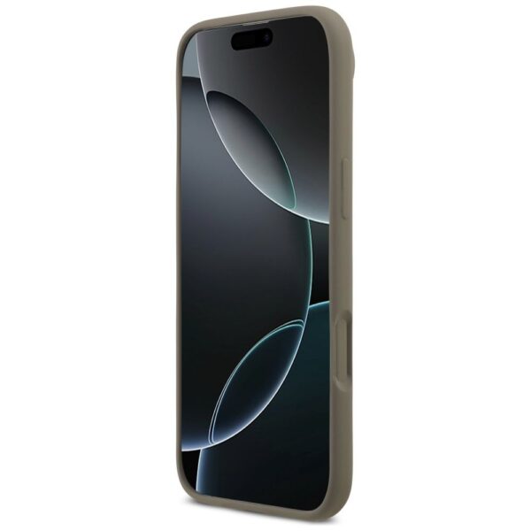 GUESS case for IPHONE 17 Air GUHCP17MSC4GSMW (Silicone W/ Big 4G Script) brown