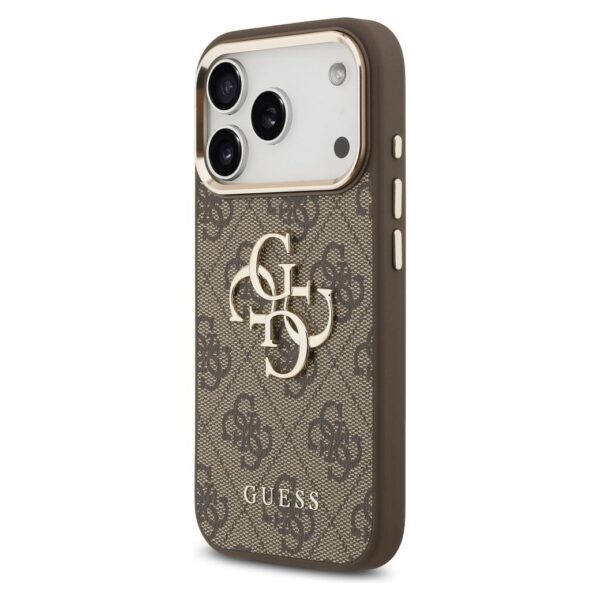 2d654b71cd305815340e5220c9fe7643 GUESS case for IPHONE 17 Air GUHCP17M4GMGCGR (PU W/ Big 4G Classic Logo) gold black