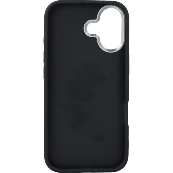 2d82a09522a89766852bd7edc1e2f8ef GUESS case for IPHONE 17 GUHCP17SP4G4SMCK (4G PU Leather Case with Big 4G and Classic Logo and Silver Metal Camera Frame) black