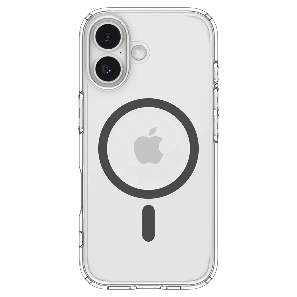 2e243d30ef03e26e75b4b9d4bbffa264 SPIGEN case ULTRA HYBRID MAG compatible with MagSafe for IPHONE 17 clear graphite