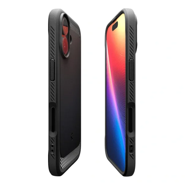 2f9b9c7bb0b42a80c09d7539c1f7da82 SPIGEN case RUGGED ARMOR MAG compatible with MagSafe for IPHONE 17 matte black