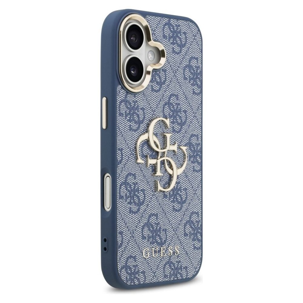 302e106998aee7ca7625c7a063cac0bf GUESS case for IPHONE 17 GUHCP17S4GMGCBL (PU W/ Big 4G Classic Logo) gold blue