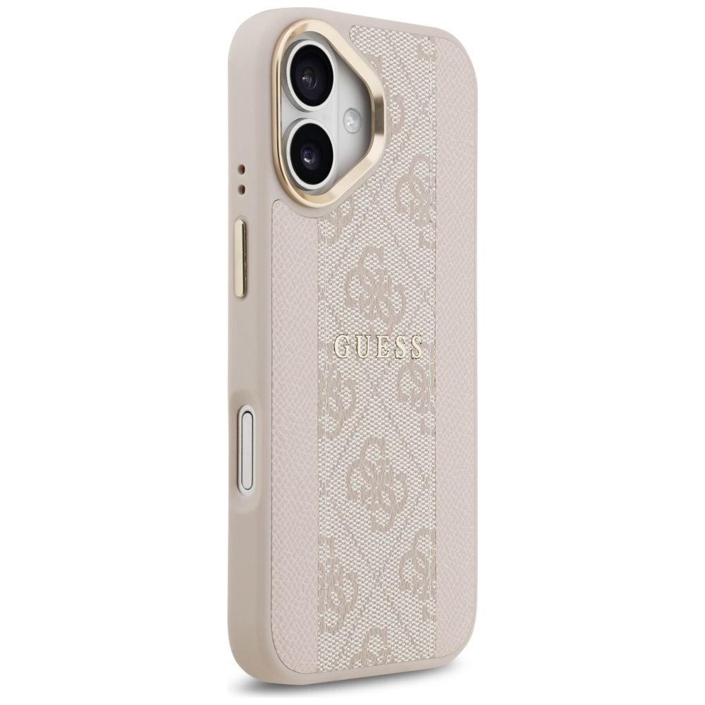 3142ec6d9bdc22909b4b35038152522d GUESS case for IPHONE 17 compatible with MagSafe GUHMP17SPG4SEMCP (PU W/ 4G PU Stripe) pink