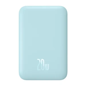Powerbank magnetyczny Baseus Magnetic Mini 6000mAh, USB-C 20W MagSafe (niebieski)