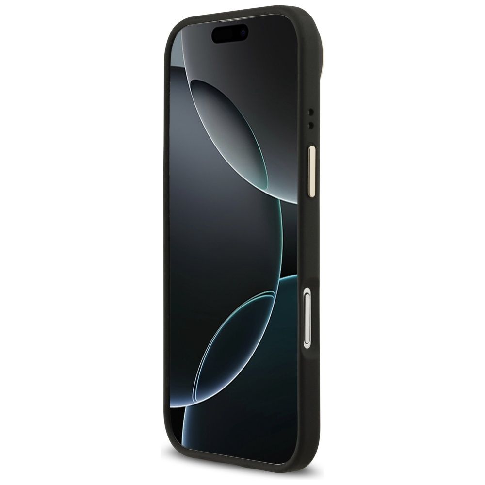 32094de87706147a2434a5be1e99e1ab GUESS case for IPHONE 17 Air compatible with MagSafe GUHMP17MPG4SEMCK (PU W/ 4G Stripe) black