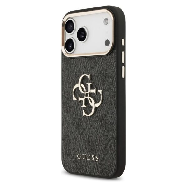 326576338db7567c2d7d7c95aff0ad2d GUESS case for IPHONE 17 Pro Max GUHCP17X4GMGCGR (PU W/ Big 4G Classic Logo) gold black