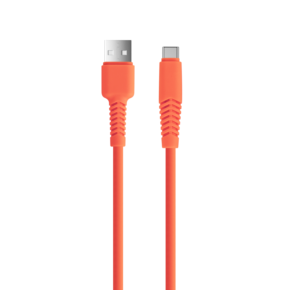 331708_oryg Setty cable USB - USB-C 1,5 m 2,1A KSA-C-1.5210 orange