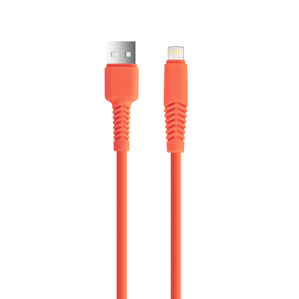 331753_oryg Setty cable USB - Lightning 1,5 m 2,1A KSA-L-1.5210 orange