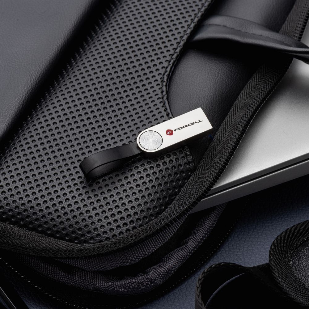 FORCELL F-DATA pendrive Metal 64GB USB3.2 Gen 1 (USB A) silver
