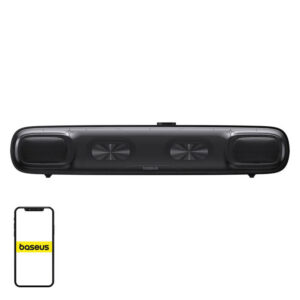 Mini Soundbar Baseus AeQur bez baterii (czarny)