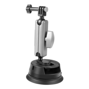 Uchwyt samochodowy PULUZ z przyssawką, adapterem do mocowania i długą śrubą do kamer sportowych (m.in Osmo Action 3, Insta360 X3)