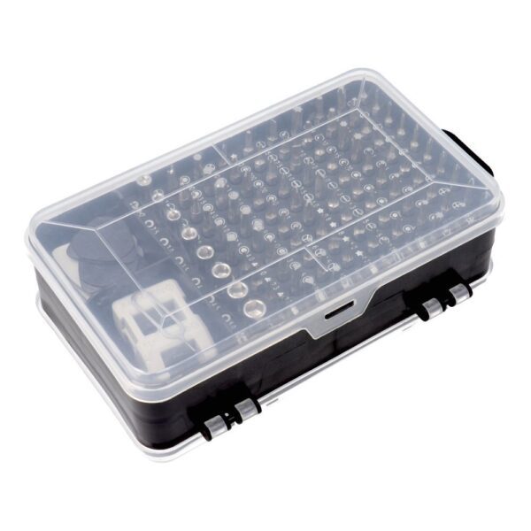 347e7daa8db213eb8af7b0284efcfca4 Set of service screwdrivers, bits 115-in-1 metal silver