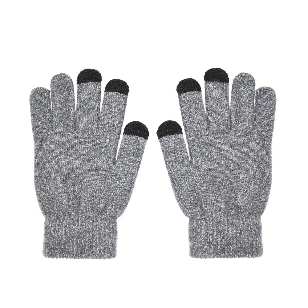 34967a88426d253c88985ca4ba4db810 Touch screen gloves TRIANGLE for Man grey