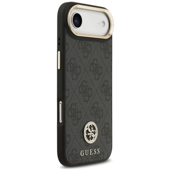 3497755db41d68f7ae2df46d016edc4b GUESS case for IPHONE 17 Air compatible with MagSafe GUHMP17MP4GRMDEK (PU W/ 4G Strass Logo) black