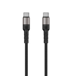 Setty cable USB-C - USB-C 60W 1,0 m KBC-C-1601 black