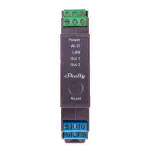 2-kanałowy przekaźnik na szynę DIN Shelly Pro 2 WiFi/LAN