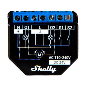 2-kanałowy Sterownik z pomiarem mocy Shelly PLUS 2PM WiFi/Bluetooth