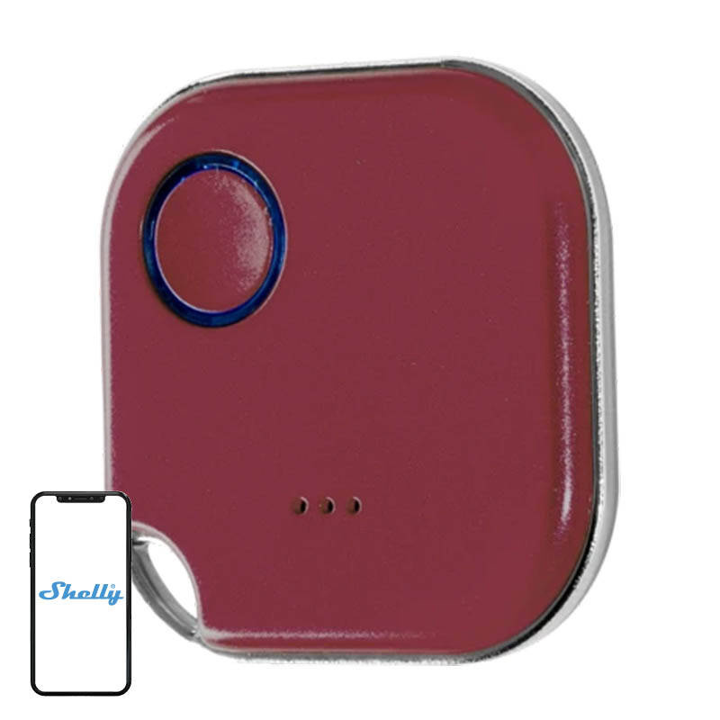 Przycisk aktywacji akcji i scen Shelly BLU Button 1 Bluetooth (czerwony)