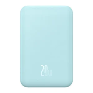Magnetyczny mini powerbank Baseus 5000mAh, USB-C 20W (niebieski)