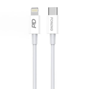 Kabel USB-C do Lightning Foneng X31, 20W 1m (biały)