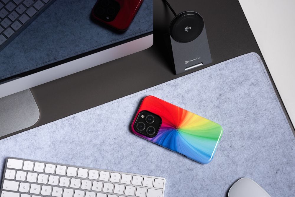 Case double layer for sublimation compatible with MagSafe for IPHONE 17 Pro