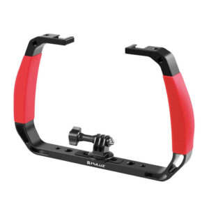 Uchwyt do nurkowania PULUZ do kamer sportowych (m.in. Insta360 X4/X5) (czerwony)