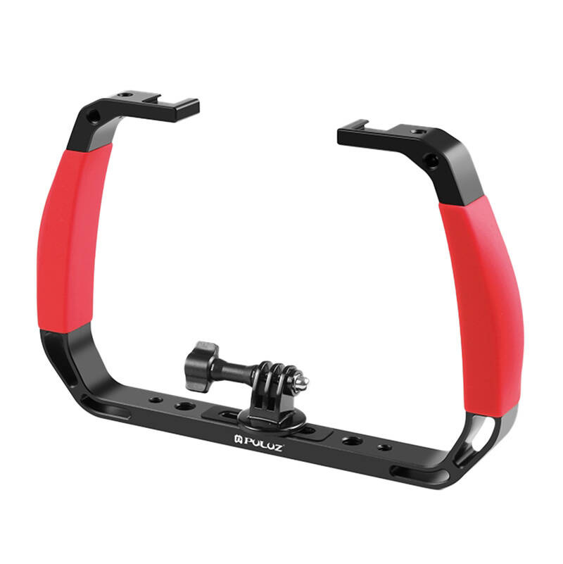 Uchwyt do nurkowania PULUZ do kamer sportowych (m.in. Insta360 X4/X5) (czerwony)