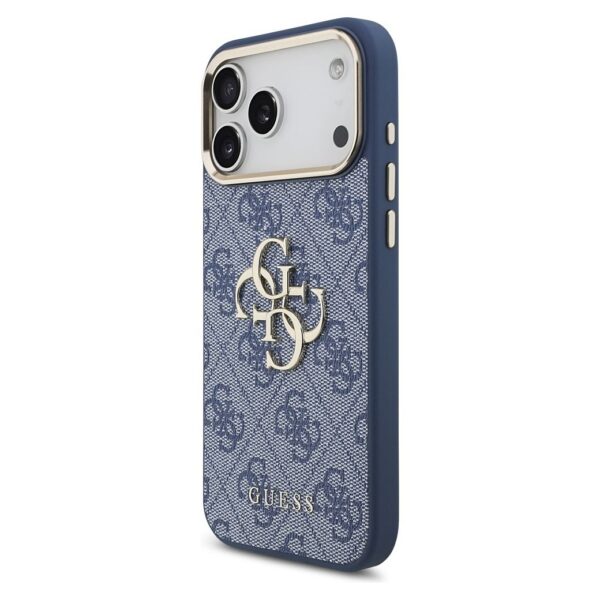 38dce2bb6c44fc1b577742d470d536ae GUESS case for IPHONE 17 Pro Max GUHCP17X4GMGCBL (PU W/ Big 4G Classic Logo) gold blue