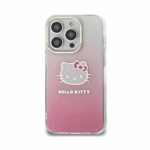 Hello Kitty case for Samsung Galaxy A55 HKHCSA55HDGKEP HC IML pink gradient electrop kitty head