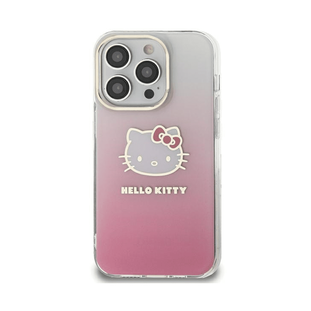 Hello Kitty case for Samsung Galaxy A55 HKHCSA55HDGKEP HC IML pink gradient electrop kitty head