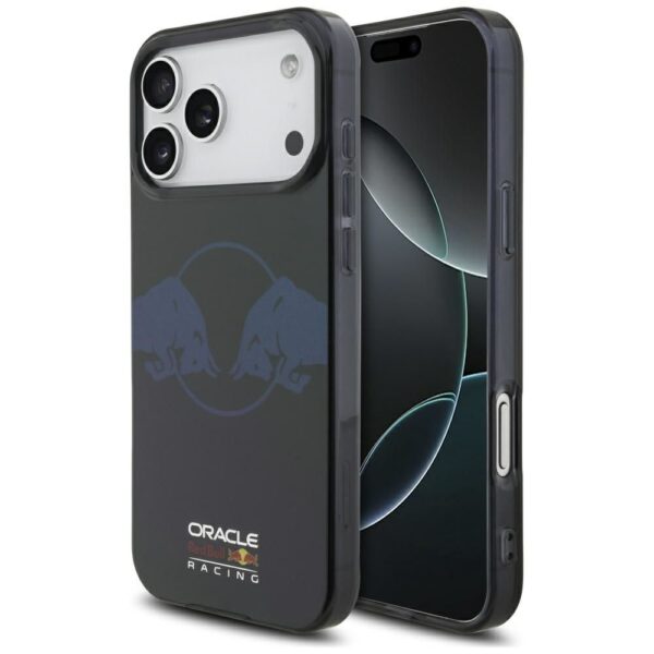 RED BULL case for IPHONE 17 Pro Max compatible with MagSafe RBHMP17X24HIDBV (IML Transparent PC Two Bulls) navy