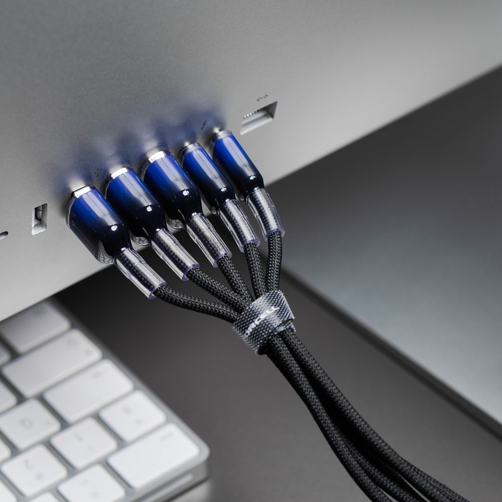 3a151265be8a082e41e70610af98f692 FORCELL F-ENERGY C354 cable Type C to Type C QC4.0 PD 3A 60W Gradient 1 m black