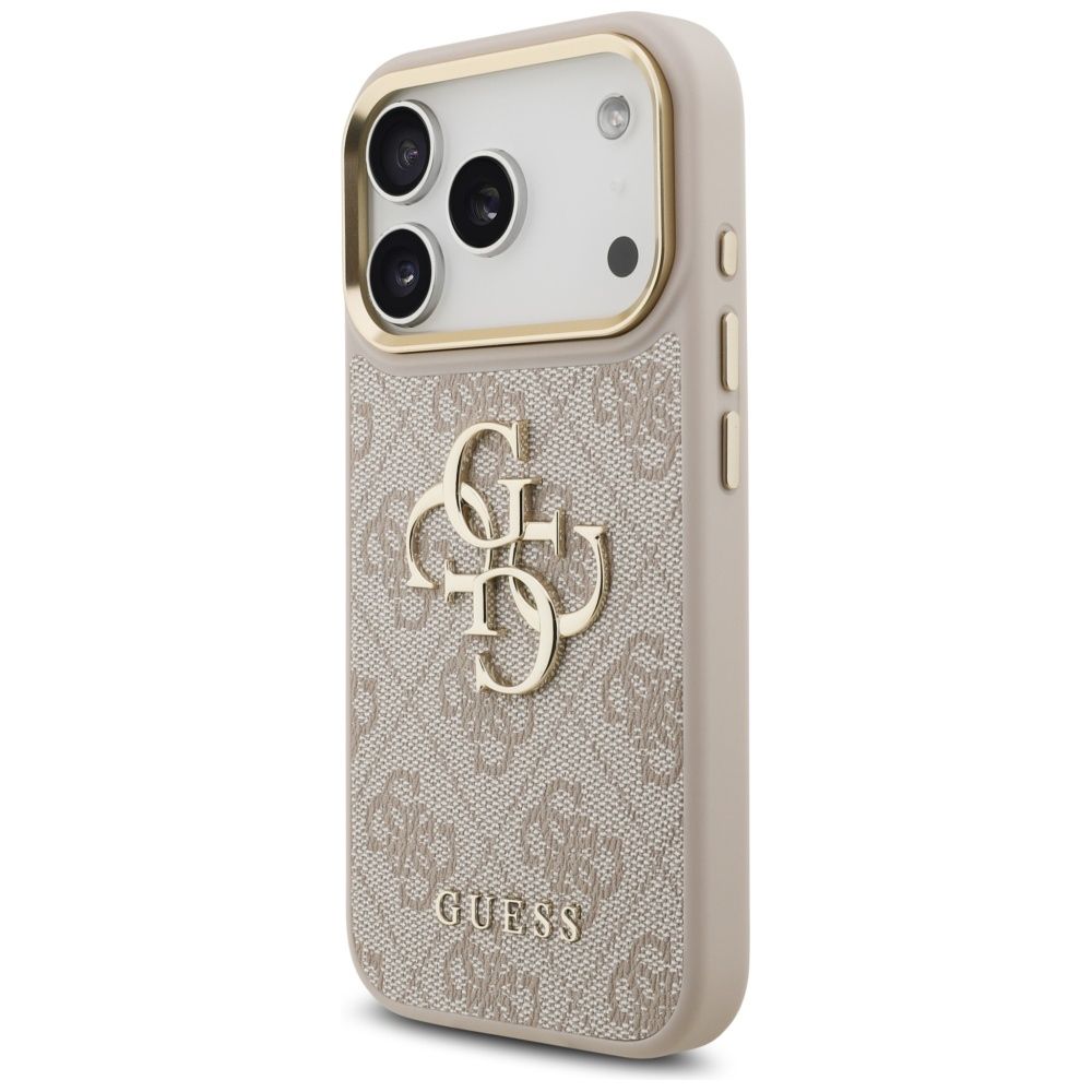 3c57581a42138f3958ba588e66a0dcd8 GUESS case for IPHONE 17 Pro GUHCP17LP4G4BCSP (PU W/ Big 4G Classic & Big Strap Metal Buttons) pink