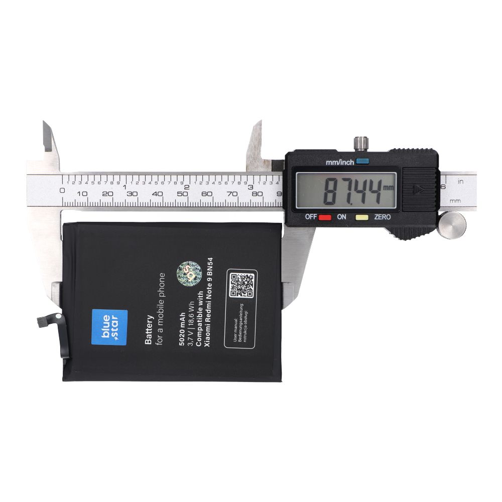 3d217776bf02abf828473b5484317fb9 Battery for Xiaomi Redmi Note 9 (BN54) 5020 mAh Blue Star