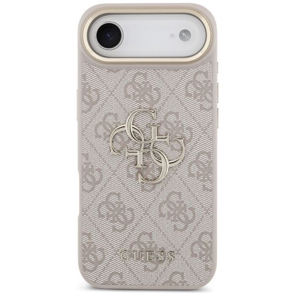 3dec31b2cd76cc61a782e6167ce308d3 GUESS case for IPHONE 17 Air GUHCP17M4GMGCPI (PU W/ Big 4G Classic Logo) gold pink