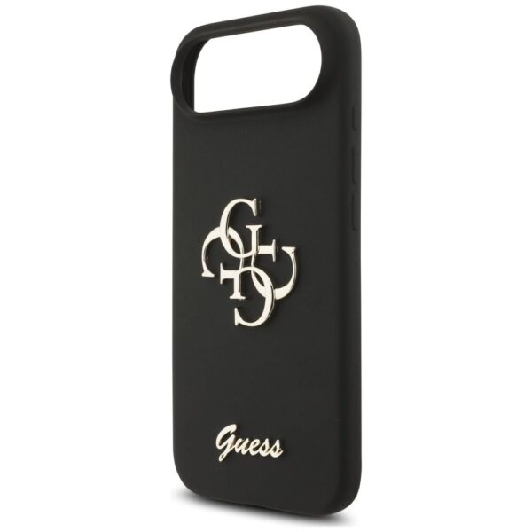 3ead1ef4de8e0626d9015b72645b0ca2 GUESS case for IPHONE 17 Air GUHCP17MSC4GSMK (Silicone W/ Big 4G Script) black