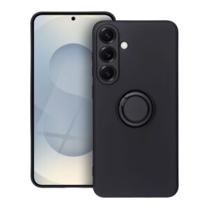 SILICONE RING case for SAMSUNG S25 Plus black