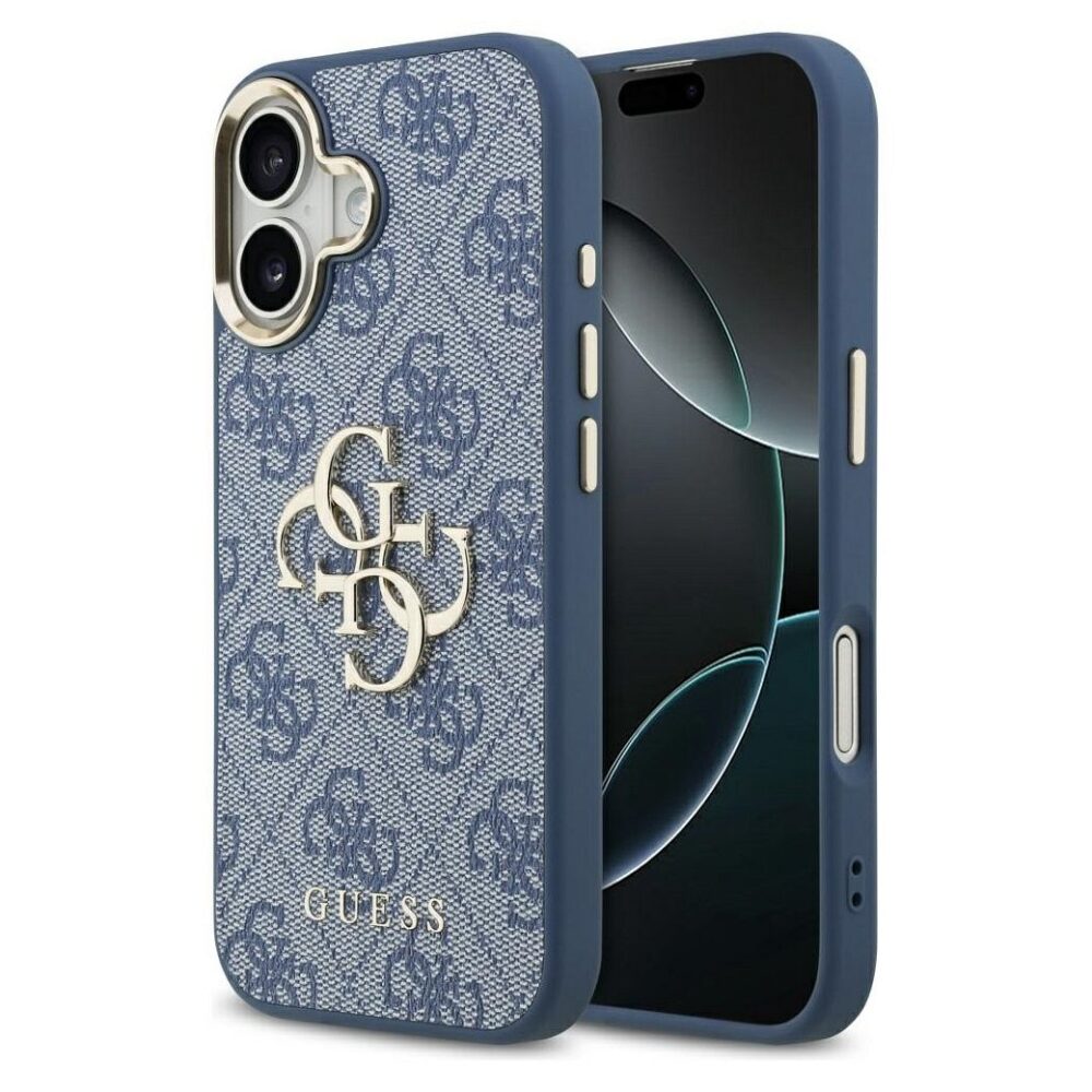 3ec16685818869ac8e0dc3f74753596f GUESS case for IPHONE 17 GUHCP17S4GMGCBL (PU W/ Big 4G Classic Logo) gold blue