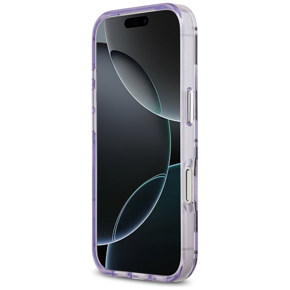 3ecbbea861e4c58eb6bb9f5806919adb KARL LAGERFELD case for IPHONE 17 Pro compatible with MagSafe KLHMP17LHMIKLMEU (IML KL Monogram) purple