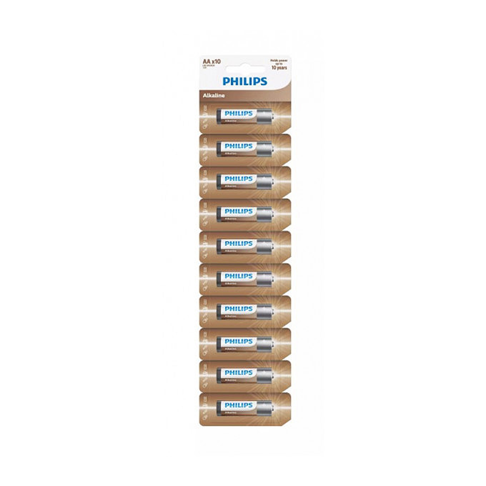 400403_oryg Battery PHILIPS AA LR6 10pcs blister Alkaline