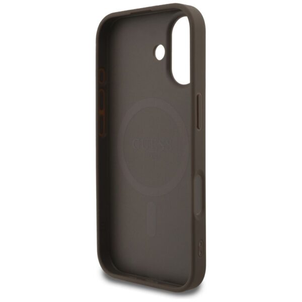 4026ede5012162c997f80ec52ab104fa GUESS case for IPHONE 17 compatible with MagSafe GUHMP17SG4GFRW (PU 4G Ring Classic Logo) brown